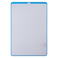Доска маркерная A3 двухсторонняя: клетка/линейка, Д3_01 синяя
