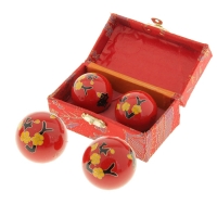 Поющие шары Баодинга (шары здоровья) (набор 2шт) d=3,5 см "Сакура", цвета МИКС