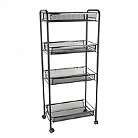 Этажерка "Ладья 24 К", цвет черный