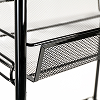 Этажерка "Ладья 24 К", цвет черный