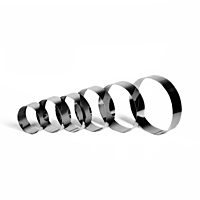 Набор форм для выпечки и выкладки "Круг", 20 х 20 х 5 см, 6 шт.