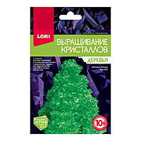 Выращивание кристаллов.Деревья "Зеленая ёлочка" Крд-002