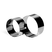 Набор форм для выпечки и выкладки "Круг", 10 х 10 х 5 см, 2 шт.