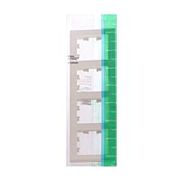 Рамка SE AtlasDesign, 4 поста, универсальная, бежевая, ATN000204