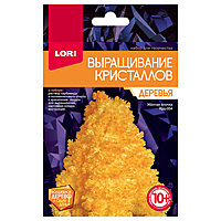 Выращивание кристаллов.Деревья "Желтая ёлочка" Крд-004