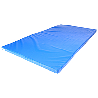 Мат 200х100х5 см, винилискожа, 18 кг/м3, цвет синий