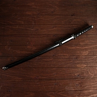 Сувенирное оружие «Катана», чёрные ножны под змеиную кожу, 89 см