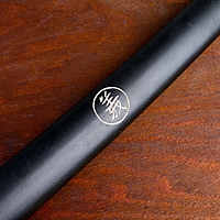 Сувенирное оружие «Катана на подставке», чёрные ножны с иероглифами