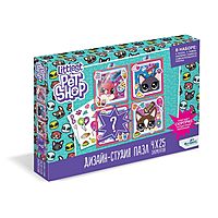 Пазл 4 в 1 Littlest Pet Shop Счастливые зверушки 4x25 эл.