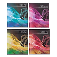 Тетрадь 96л лин Calligrata Абстракция. 2 блок, обл.картон, микс