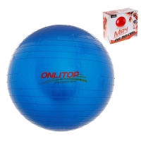 Мяч гимнастический d=65 см 850гр PVC, цвета МИКС
