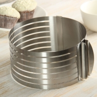 Форма для выпечки с прорезями с регулировкой размера 16-20 см, высота 8 см