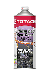 Масло трансмиссионное Totachi Ultima LSD Syn Gear 75W-90 1 л синт.