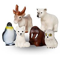 Набор резиновых игрушек Животные Арктики и Антарктики
