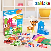 Развивающая игра с прищепками «Цвета и цифры»