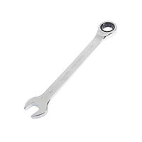 Ключ комбинированный трещоточный TUNDRA, CrV, полированный, 72 зуба, 17 мм