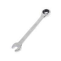 Ключ комбинированный трещоточный TUNDRA, CrV, полированный, 72 зуба, 14 мм