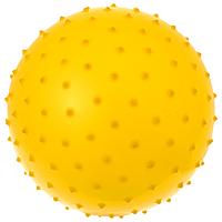 Мяч массажный цветной матовый 100гр PVC микс в пак d=30 см, цвета МИКС