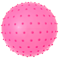 Мяч массажный цветной матовый 100гр PVC микс в пак d=30 см, цвета МИКС