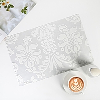 Салфетка кухонная 45х30 см "Абстракция", цвет белый