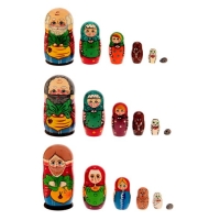 Матрёшка "Репка" 6 в 1, МИКС