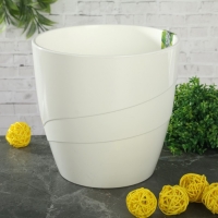 Кашпо 2 л "Грация", цвет белый