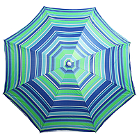Зонт пляжный "Модерн" с серебряным покрытием, d=160 cм, h=170 см, МИКС