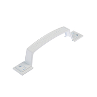 Ручка-скоба дверная, белая