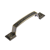 Ручка-скоба дверная, цвет бронза