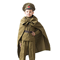 Детская плащ-палатка, 5-7 лет, рост 122-134 см