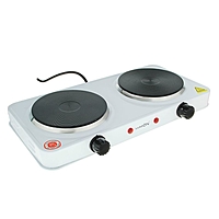 Плитка электрическая LuazON LHP-005, чугун, 2х1000 Вт, провод 65 см, d = 2 х 15 см