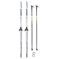 Комплект лыжный БРЕНД ЦСТ (180/140 (+/-5 см), крепление: 0075мм) МИКС