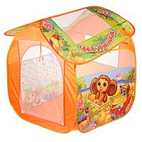 Игровая палатка Чебурашка с азбукой в сумке