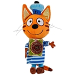 Мягкая музыкальная игрушка Три кота Коржик 14 см