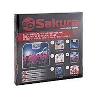Весы напольные Sakura SA-5000-7 до 130 кг гиацинты