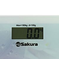 Весы напольные Sakura SA-5065WF, электронные, ultraslim, до 180 кг, орхидеи