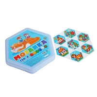 Мозаика шестигранная, 150 элементов, 6 цветов