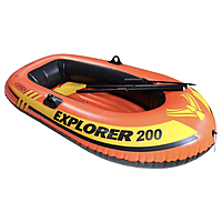 Лодка "Explorer Pro 200", 2х-мест., вёсла, насос, от 6 лет, до 120 кг 58357NP INTEX