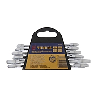 Набор ключей рожковых в холдере TUNDRA, хромированные, 6 - 14 мм, 6 шт.