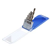 Набор сверл по металлу TUNDRA, HSS, полированные, цилиндр. хвост., 2-3-4-5-6-8 мм, 6 шт.