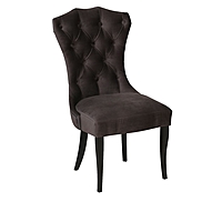 Стул «Палерма», ткань велюр, опоры венге, молдинг бронза, цвет шоколад