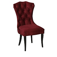 Стул «Палерма», ткань велюр, опоры венге, молдинг бронза, цвет берри