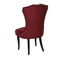 Стул «Палерма», ткань велюр, опоры венге, молдинг бронза, цвет берри
