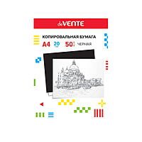Бумага копировальная А4 50л deVENTE, черная 1024409