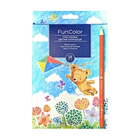 Карандаши 18 цветов BrunoVisconti. FunColor, пластиковые, микс