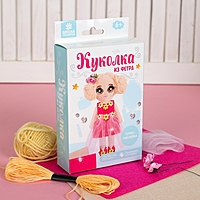 Набор для создания куколки-игрушки из фетра "Девочка с косами"