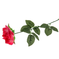Цветок искусственный "Ярко-розовая роза"