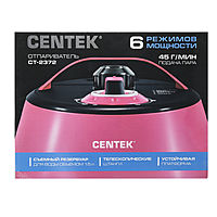 Отпариватель Centek CT-2372, напольный, 2200 Вт, 1500 мл, 45 г/мин, шнур 1.7 м, малиновый