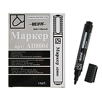 Маркер перманентный 2.0 мм Beifa Офис чёрный