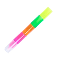 Маркер текстовыделитель наконечник скошенный 5мм секционный 4цвета